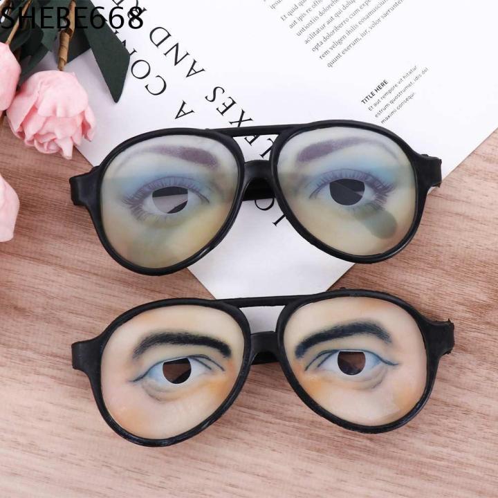 SHEBE668 Gag Toys Party Eyes Frames Joke Toy Mischief Decoration Black  Frame Funny Glasses Funny Joke Glasses Fake Glasses Glasses Toy Lazada PH