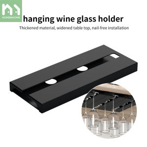 Homenhome European simple cup holder upside-down punch-free wine glass storage rack