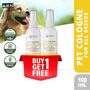 Buy 1 Take 1 Eco Natural Yellow Nectar Cologne Premium Spray for Dogs and Cats by Pets Emporium