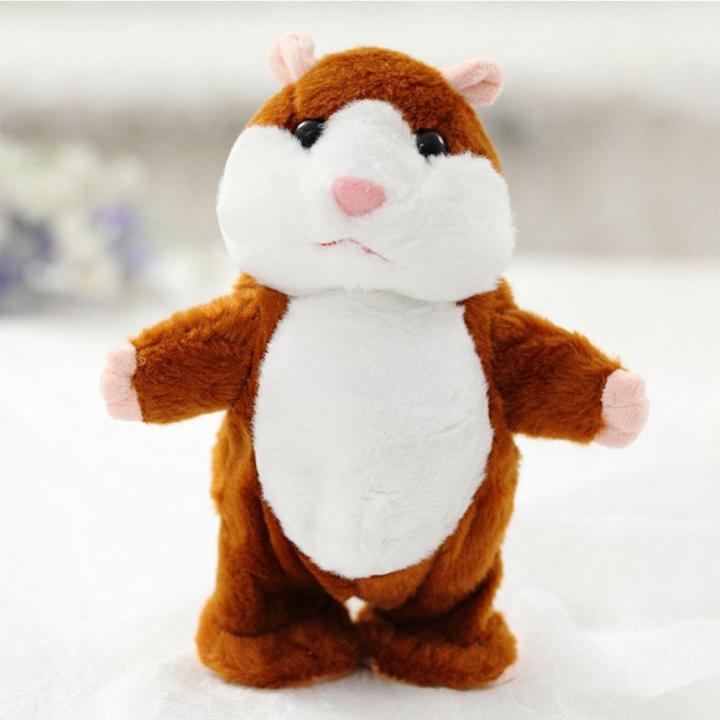 Lovely Talking Plush Hamster Toy Can Change Voice Record Sounds Nod Head or Walk Early Education for Baby Different Size for Choice Lazada PH
