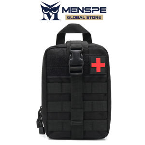 MENSPE Outdoor Waist Bag Men Multifunctional Hiking Bag Tactical Medical First Aid Kit Mountain Climbing Wilderness Survival Tool Waist Bag Large Lightweight Sports Mini Casual Camping Bag