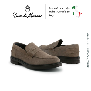 Giày lười nam da lộn - DUCA DI MORRONE - Sản xuất và nhập khẩu CHÍNH HÃNG tại ITALY - LUPO-CAM