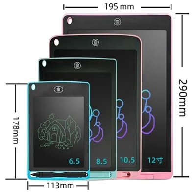 Bảng Vẻ Màu Tự Xoá 8inch/ 10inch/ 12inch/ 16inch/ 20inch--(Xài Pin 2025 và 2016) Cho Bé chơi vừa học