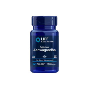 Life Extension Optimized Ashwagandha 125mg 60 Caps - Stress & Mood Support