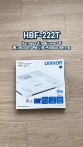 Ready Stock OMRON Model HBF-222T Bluetooth Smart Body Composition Monitor Home Body Fat Scale 1 Year Warranty