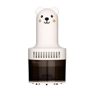 Rechargeable Cartoon Bear Mini Desk Vacuum Cleaner USB Charging 2 Speed Suction Portable Handheld Dust Sweeper For Student Eraser Crumbs Table Car Stationery Gift