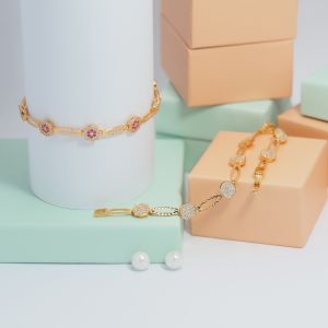 GELANG RANTAI EMAS RAKIT MODERN KADAR 8K DAN KADAR 6K GELANG REMAJA DEWASA SIMPEL CANTIK GK 26