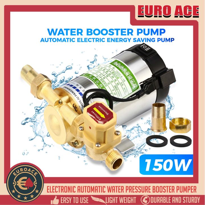 Euro Ace Stainless Steel Booster Pump 100w150w260w Electronic Automatic Booster Water Pump 5082