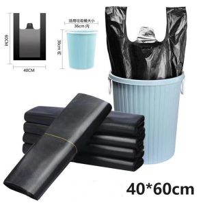 【SG Stock】Handle Garbage Bag Thickened Disposable Trash Bags | Waste Bin | Rubbish Bags Upgrade thickened garbage bags