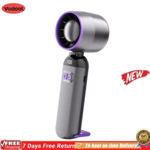 [VODF] Handheld Turbo Fan USB Rechargeable High-Speed Folding Fan Portable Electric Fan for Camping Hiking Outdoor Activities