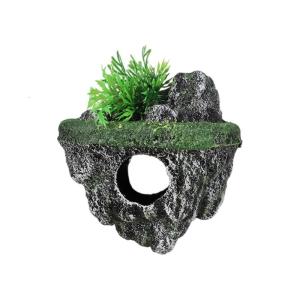 Bể cá cảnh quan nổi Nhà nhựa bể cá cảnh trang trí thủ công mỹ nghệ Terrarium môi trường sống đồ trang trí