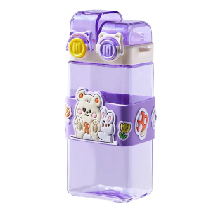 Botol Minum Kotak Sedotan Tali HX-258 600ml