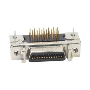 Double Layer SCSI Female Connector Flame Retardant Housing Secure Contacts 14P/20P/26P/36P/50P/SCSI Connectors