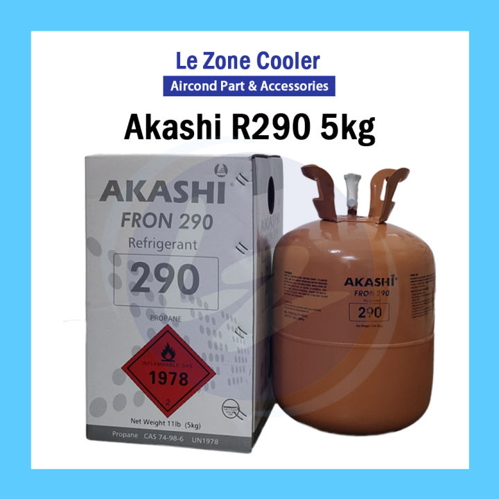 Akashi R290 Gas Aircond Gas 5kg | Lazada
