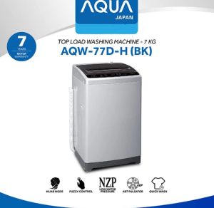 AQUA Mesin Cuci Top Loading 7KG AQW-77D-H BK