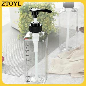 ZTOYL 500ml 1000ml chất lỏng Dispenser với quy mô cà phê Syrup nhỏ giọt chai với bơm thủy lực vòi phun đầu bếp mật ong Jar container