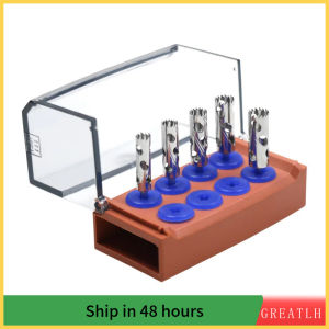 GREATLH-Dental Implant Bone Trephine Drill Bur Teeth Root Planting Remove Drill Stainless Steel Dentistry Tools
