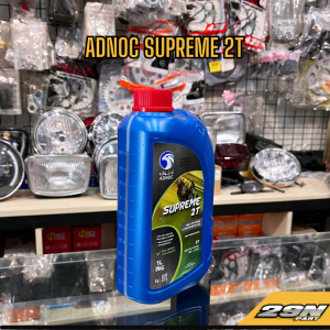 Oli Samping ADNOC SUPREME Plus 2T Full Synthetic Semi Synthetic 1Liter