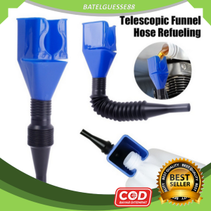 DNV - Corong Teleskopik Lipat Fleksibel Air Minyak Bensin Solar Wadah Corong Filter Pengisian Bahan