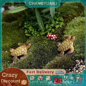 N2HAO โมเดลเต่าทะเลขนาดเล็กเรซิ่นเครื่องประดับตู้ปลาตู้ปลาอุปกรณ์ตกแต่งภูมิทัศน์ของบ้านชิ้นงานประณีต