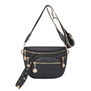 ABC BAGS#8445 Trendy MINI crossbody sling bag for Women designed to be worn in several ways including as a belt bag