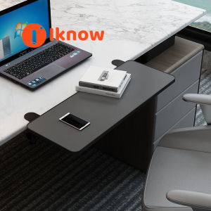 Office Desk Top Extension Board Lengthened Hole-Free Expansion Board Keyboard Mouse Wrist Splint Folding Computer Table Extension Board Widening