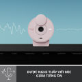Webcam Full HD Logitech Brio 300 Màn che ống kính, Micrô giảm tiếng ồn, USB-C, được chứng nhận cho Zoom, Microsoft Teams, Google Meet, tự động điều chỉnh Ánh sáng. 