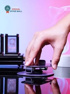 【Special Offer】Adjustable Phone Stand Alloy Foldable Desktop Tablet Holder Heavy Duty Metal Stand for Cell Phone IPad 360° Rotatable for Home Office Desk Lazy Bracket Live Streaming Work