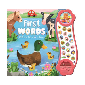 Noisy Pets Mega Sound Book with 18 Buttons To Play & Hear First Animal Sounds For Kids