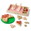 (ของแท้ USA) ของเล่นพิซซ่า อุปกรณ์เพียบ Top & Bake Pizza Counter Melissa & Doug ของเล่นชุดครัว หลากรุ่น 9465 167. 