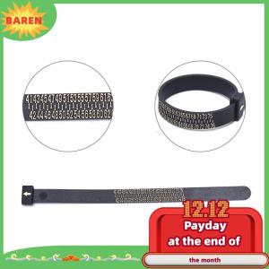 BAREN WORE Ring Sizer US Europe UK Tape Ruler Measuring Finger Jewelry Measure Gauge Tool