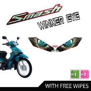 SUZUKI SMASH 115/125 NEW WINKER EYE STICKER/ TRANSPARENT/TRANSLUCENT VINYL MATERIAL