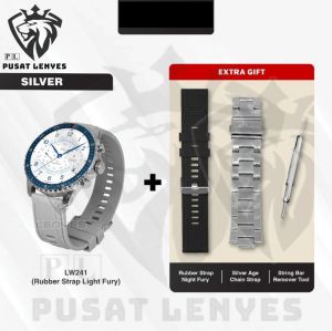 LW241 - Jam Tangan LENYES LW-241 Smartwatch 1.43" Amoled Sport Heart Blood Oxygen Wireless Charging Jam Tangan