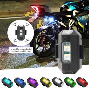 New Updated Rechargeable Strobe Lights 1 PC (Magnetic) for RC Fixed Wing Aircraft Aircraft Helicopter DIY Parts Wireless LED Flash LED Position Lights USB Charging Cable In Stock + High Quality 3 Colors/4 Colors/7 Colors