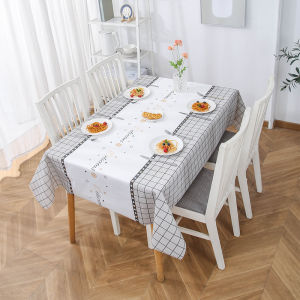 Waterproof & Oil-proof Tablecloth Wash-free Table Cover Heat-resistant Tablecloth Scratch-resistant Table Cover Anti-wrinkle Table Cover