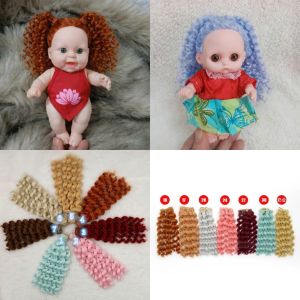 [Giao ngẫu nhiên] Tép Tóc Xoăn 25 cm Dán Cho Búp Bê Chịu Nhiệt Độ Cao PVN9540