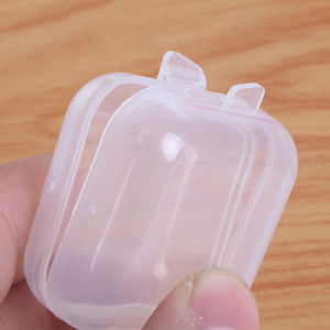 Hộp nhựa trong suốt tiện dụng đựng trang sức Hộp nhựa mini trong suốt nắp gài đựng (1 cái)-NIEVE