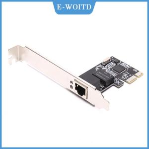 【E-WOITD】 การ์ดเครือข่าย Gigabit Ethernet PCI Express PCI-E 10 100 1000Mbps LAN Adapter