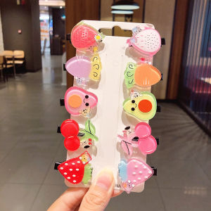 (Clearance) 10 Pcs Super Cute Hair Clip Hair Bows Band Hairpin Hairband Bobby Pin String Ponytail Holders Headwear Headband