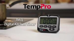 TempPro TM01(2 Pack) 2-in-1 Kitchen Timers for Cooking with Clock Mode