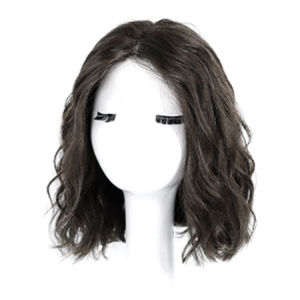 Elegant Cool Lady French Wave Wig Retro Hong Kong Style Wig Vintage Ladies Short Hair Wave Curly Wig