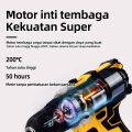 Tangan tanpa kabel/Mesin Bor Baterai Cas Komplit 21VF Bor Impact 10mm Mesin Bor Tangan Bor Listrik Mesin Bor 1 Baterai Cas Bor Listrik Bor Cas 2 Baterai/bor Cordless/bor Baterai Cas/bor Batre. 