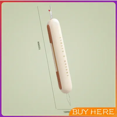 Buy Here 2-in-1 ที่สนเข็มถอดด้ายแบบ เครื่องร้อยด้าย เล็กพาสะดวก 1ชิ้น Needle Threader