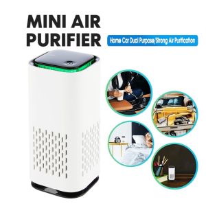 HEPA Air Purifier with Auto Smoke DetectionUSB-Powered for Car HomeOffice Bedroom|除甲醛烟尘异味迷你空气净化器