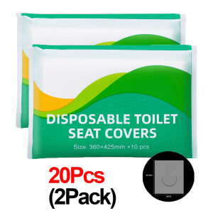 50Pcs Disposable Toilet Mat Portable Waterproof Soluble Water Toilet Seat Cover For Travel Camping Hotel Bathroom Accessories