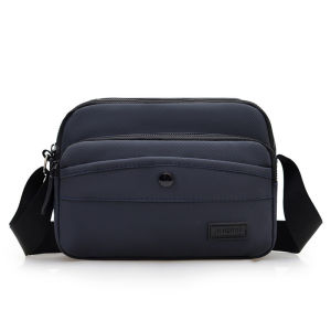 Korean Crossbody Bag Multi Zipper Shoulder bags For Men Waterproof Large Capacity Men Sling Bag