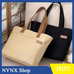 [NYNX] New Canvas Tote Bags For Women Large Capacity Single Shoulder Bag Student Classes Commute Carrying Bag Ladies Casual Handbags