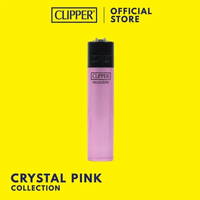 ไฟแช็ค คลิปเปอร์ Clipper Lighters Crystal ไฟแช็คเติมแก๊สได้ เปลี่ยนหินไฟได้ แรงสู้ลม พกพาสะดวก