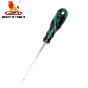 Bộ Tô Vít Tua Vít Tuốc Nơ Vít 2 Đầu Dẹp và Đầu Bake Cán Bọc Cao Su 6x100mm 6x150mm W3085A W3085B Wynns Thép S2 dùng để vặn mở ốc vít