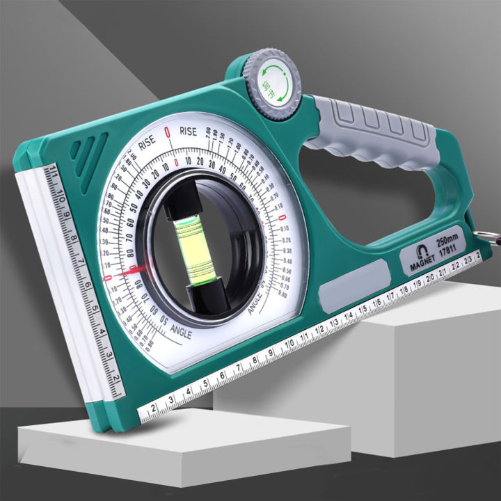 Inclinometer มัลติฟังก์ชั่น Bubble Level เครื่องวัดมุม CLEAR Scale ความ ...